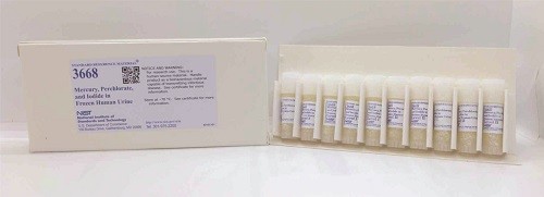 SRM 3668  冷凍人尿中的汞、高氯酸鹽和碘化物標(biāo)準(zhǔn)品