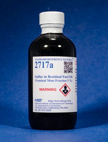 SRM 2717a  殘余燃料油中的硫標(biāo)準(zhǔn)品(公稱質(zhì)量分?jǐn)?shù)3%)