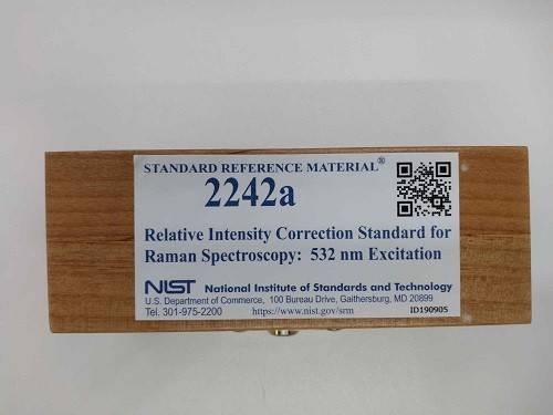 SRM 2242a  拉曼光譜的相對(duì)強(qiáng)度校正標(biāo)準(zhǔn)：532 nm激發(fā)標(biāo)準(zhǔn)品